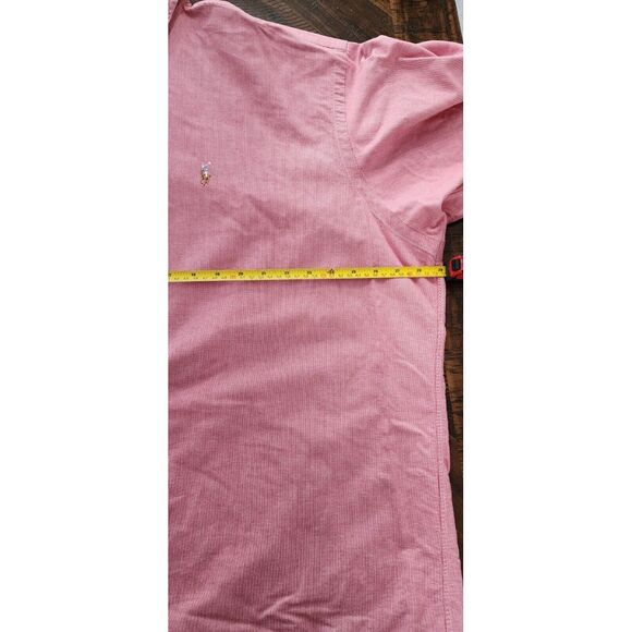 Polo Ralph Lauren Oxford Shirt Men XXL 2XL Red White‎ Plaid Blake Cotton Y2K - Picture 7 of 9